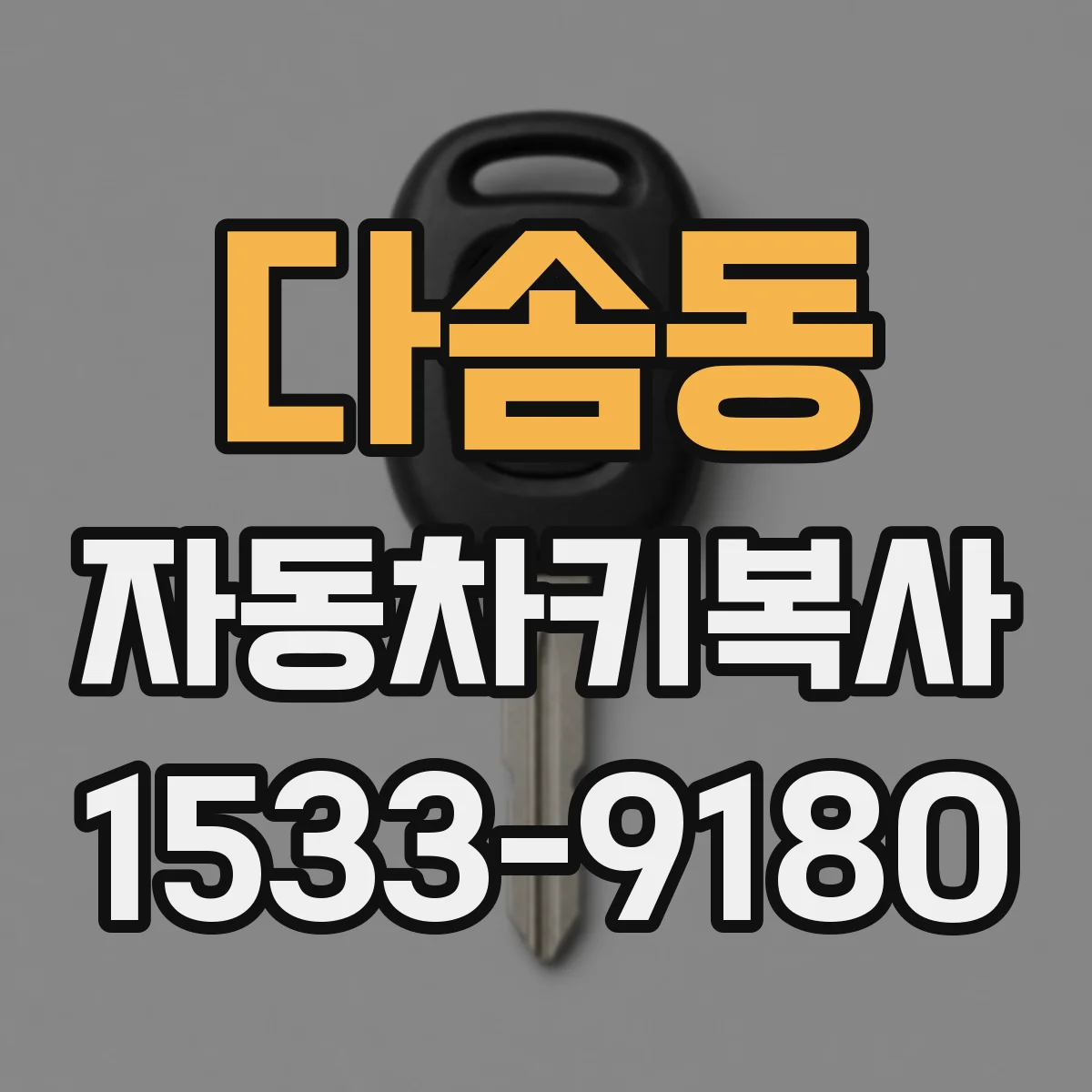 다솜동 자동차키복사