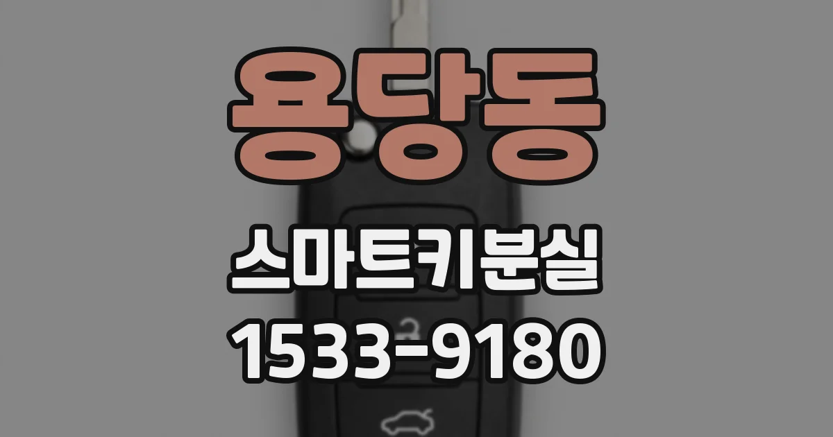 용당동 스마트키분실