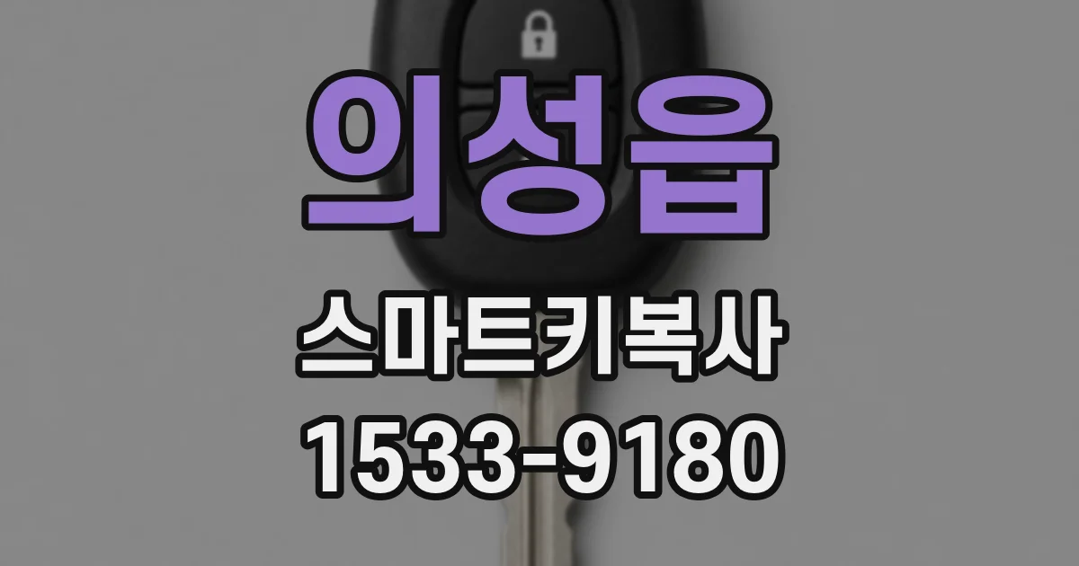 의성읍 스마트키복사