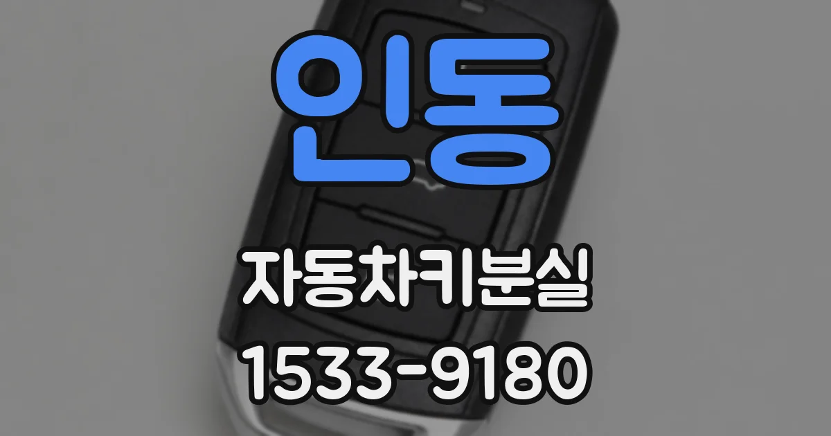 인동 자동차키분실