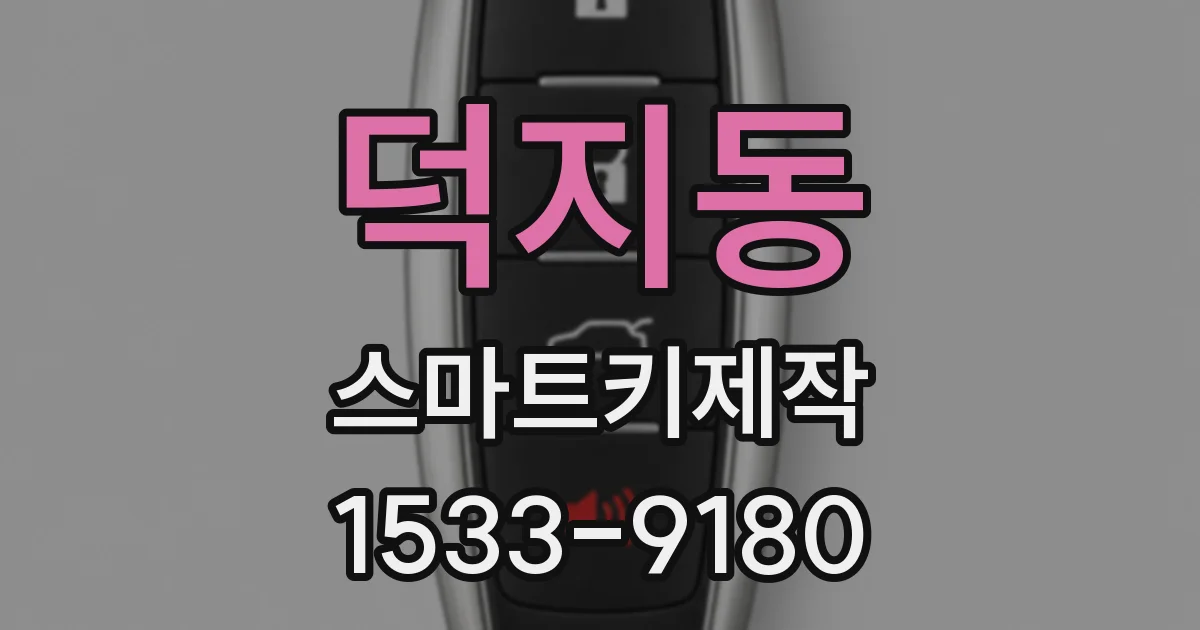 덕지동 스마트키제작