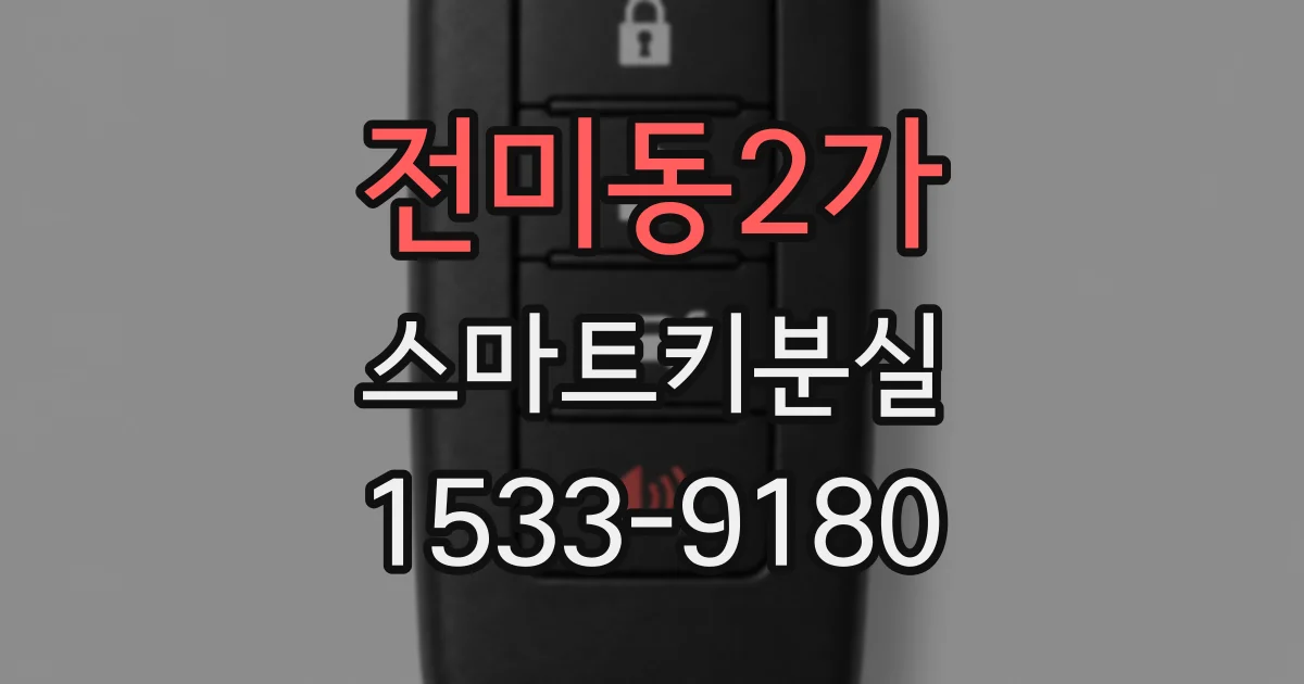 전미동2가 스마트키분실