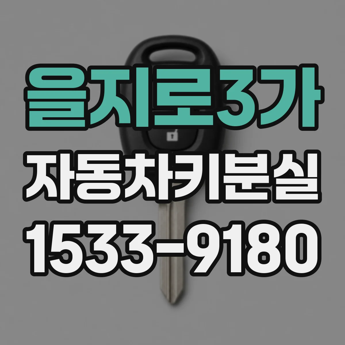 을지로3가 자동차키분실