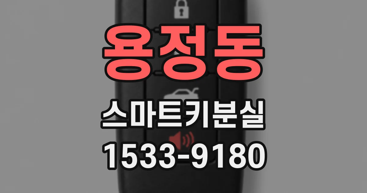 용정동 스마트키분실