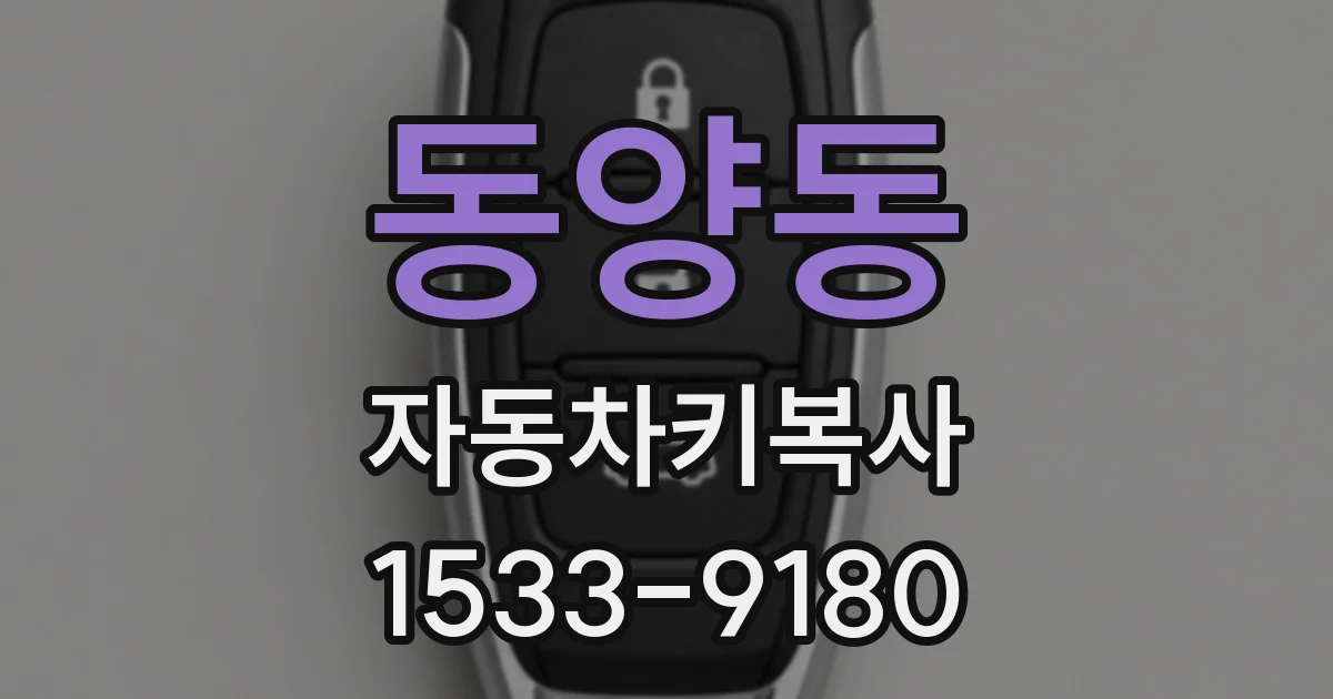 동양동 자동차키복사