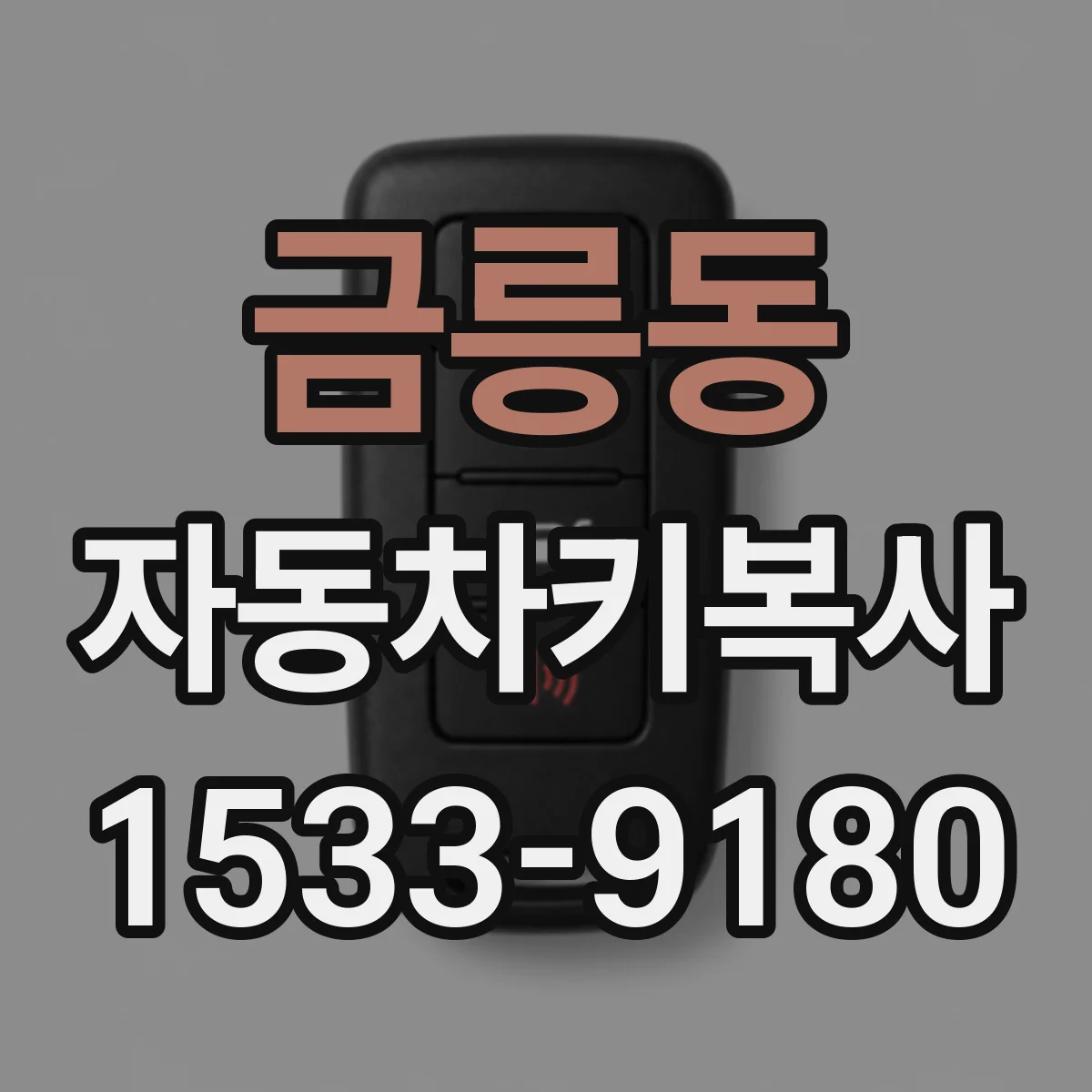 금릉동 자동차키복사