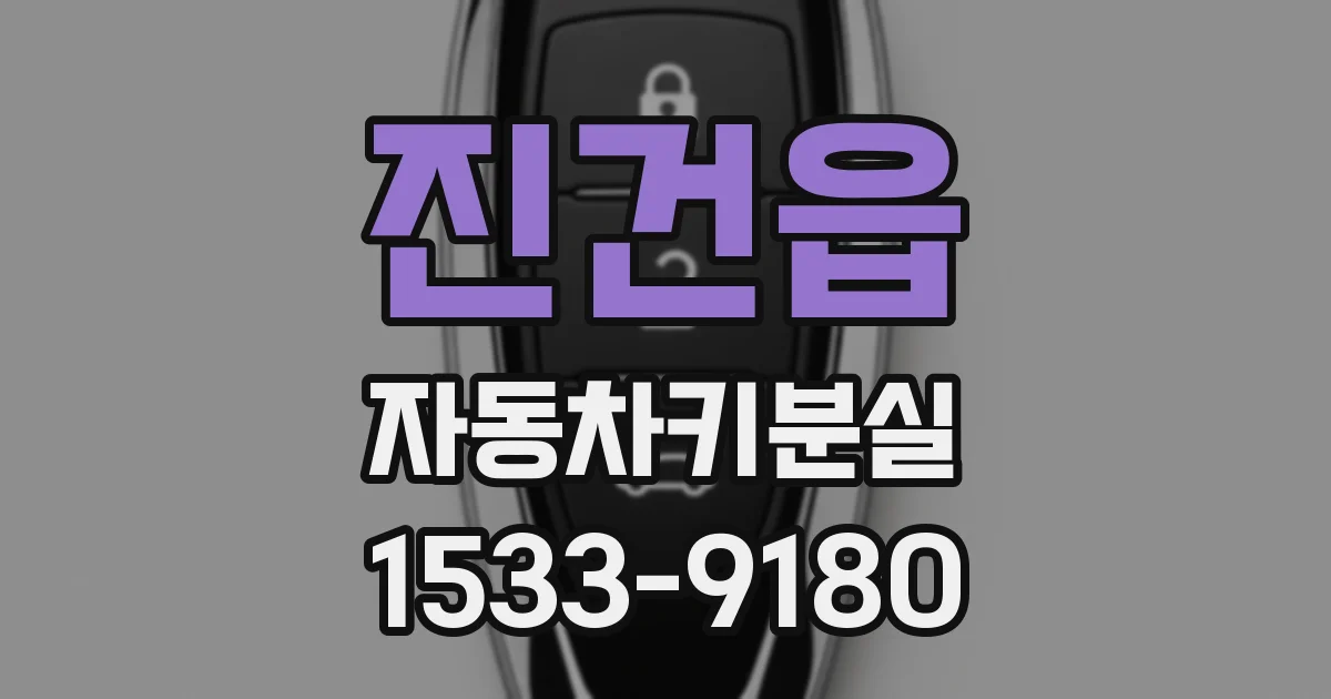 진건읍 자동차키분실