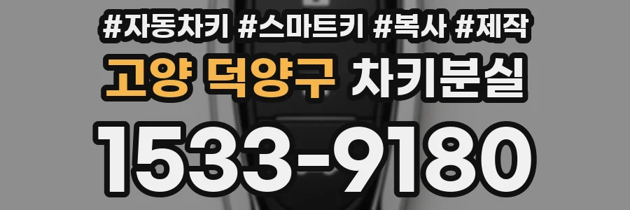 고양 덕양구 차키분실