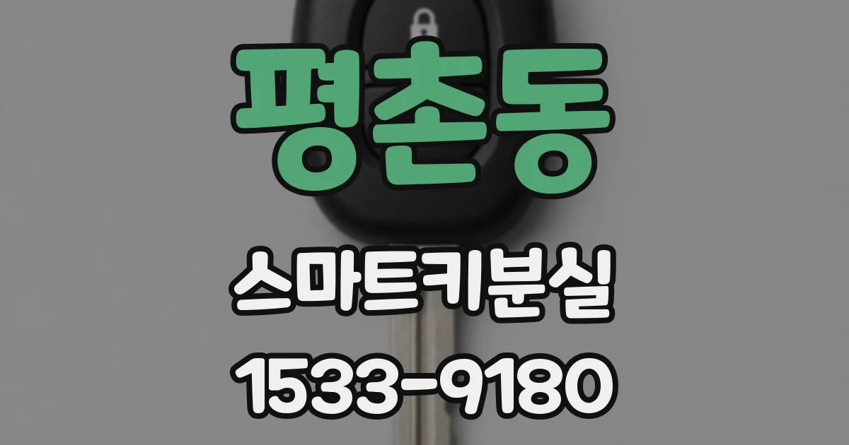 평촌동 스마트키분실