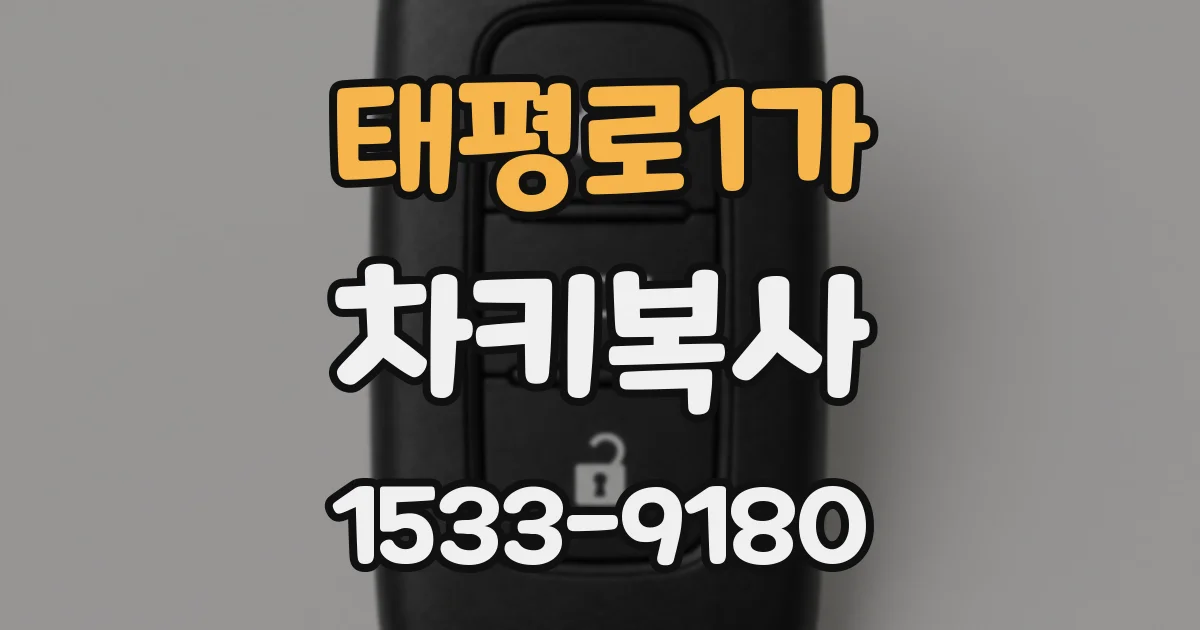 태평로1가 차키복사