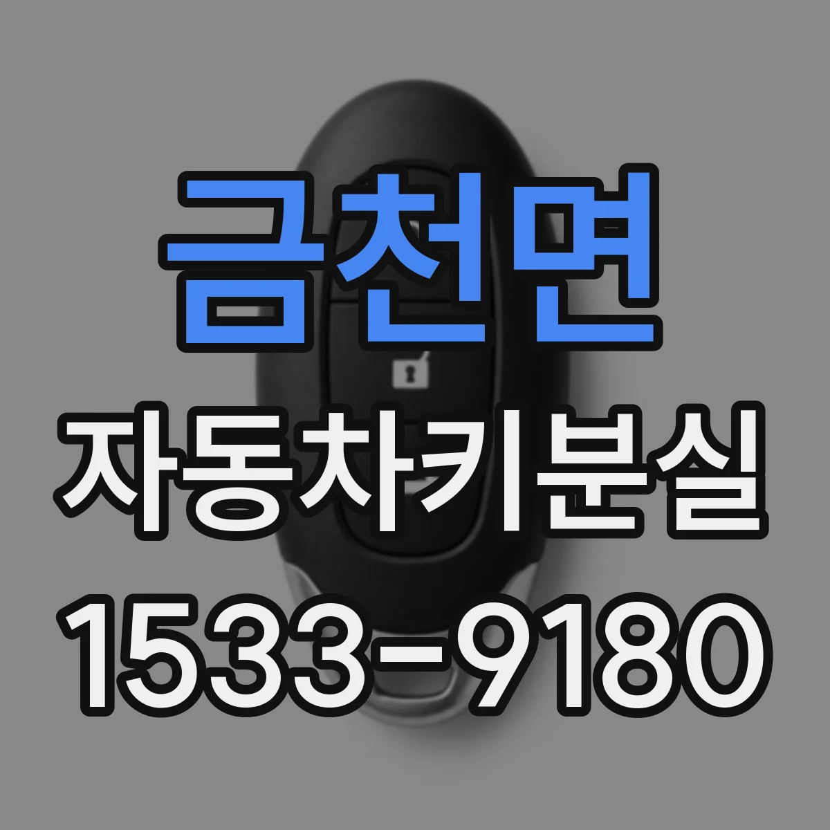 금천면 자동차키분실