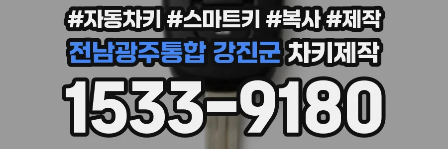 전남광주통합 강진군 차키제작