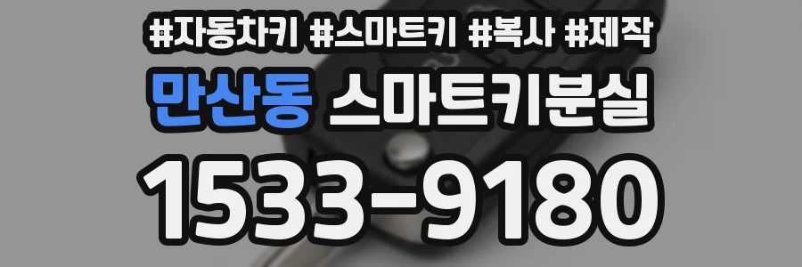 만산동 스마트키분실