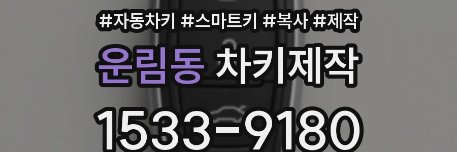 운림동 차키제작