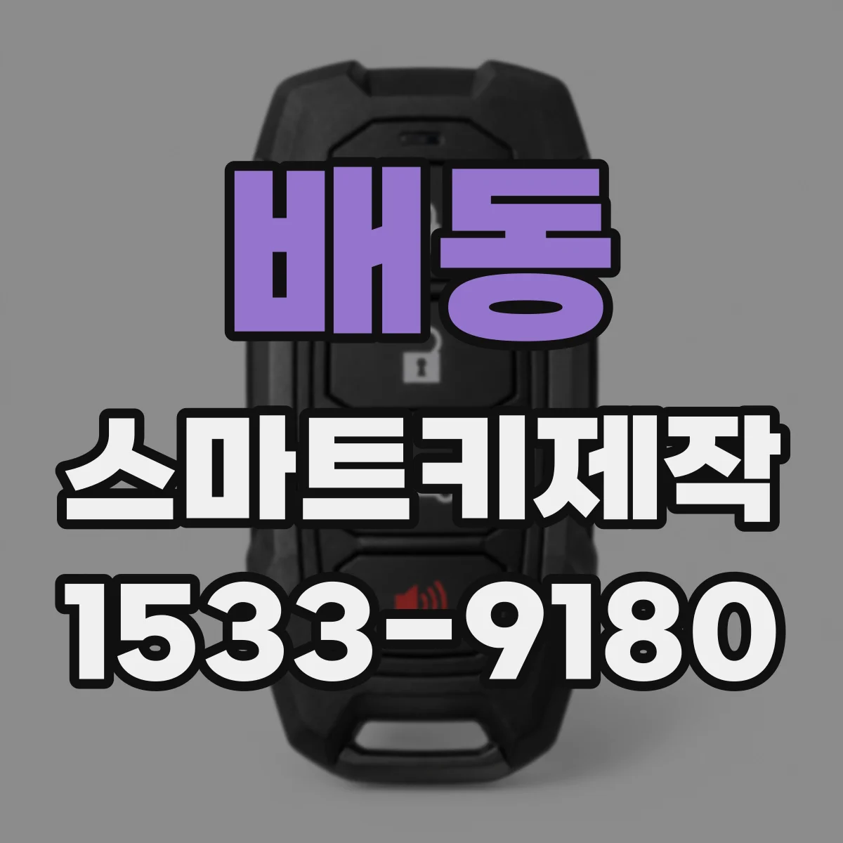배동 스마트키제작