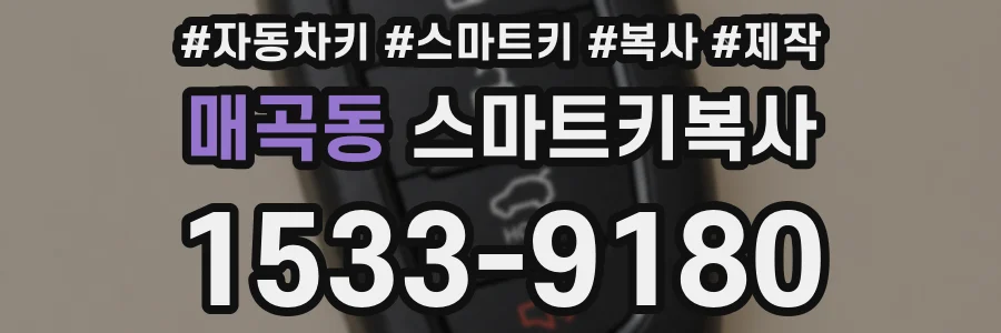 매곡동 스마트키복사