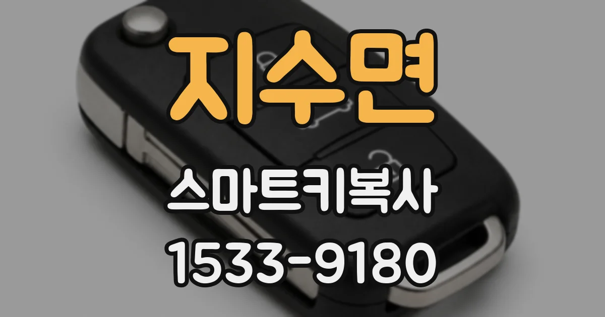 지수면 스마트키복사