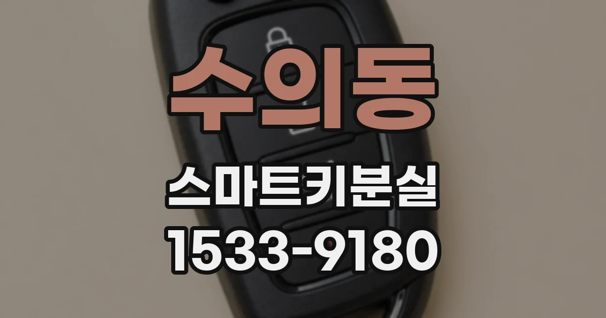 수의동 스마트키분실