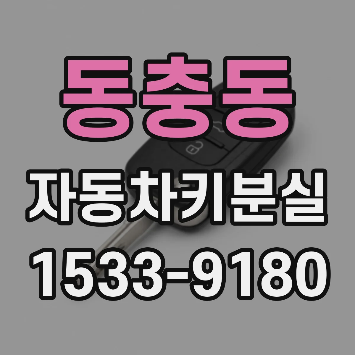 동충동 자동차키분실