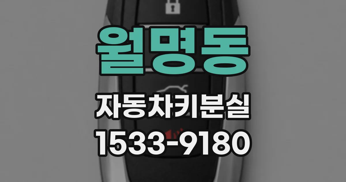 월명동 자동차키분실