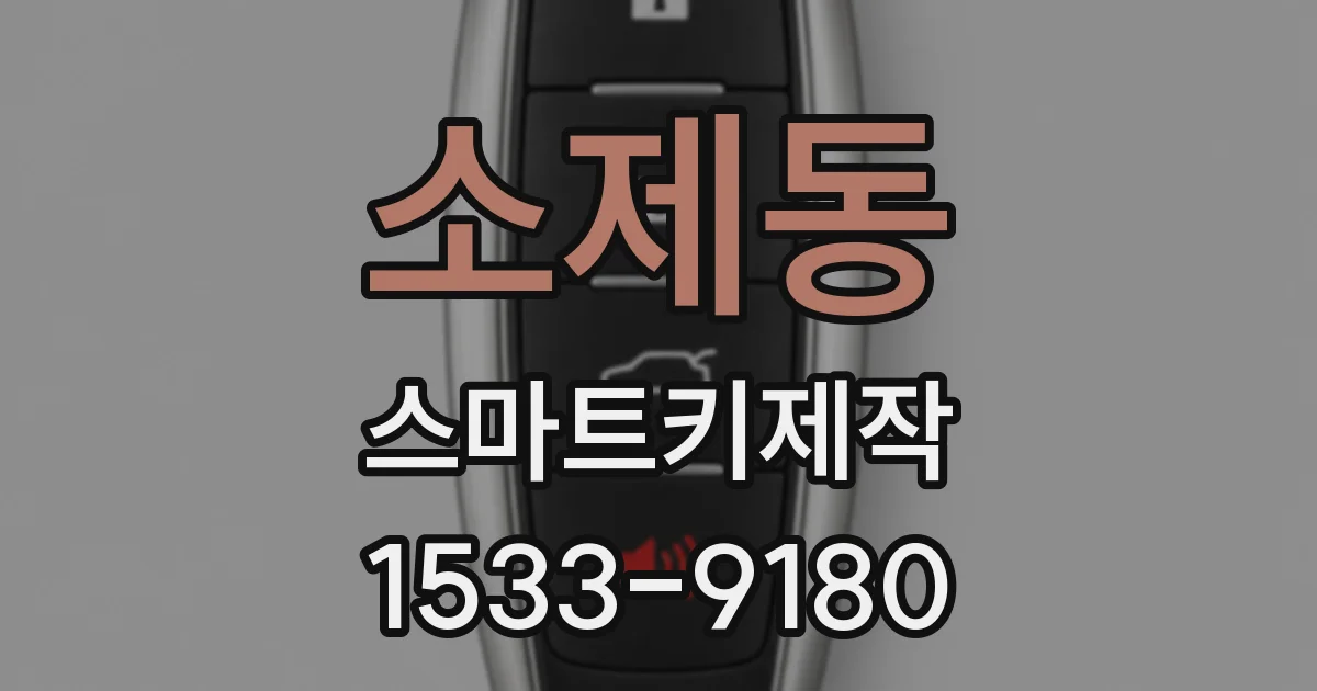 소제동 스마트키제작
