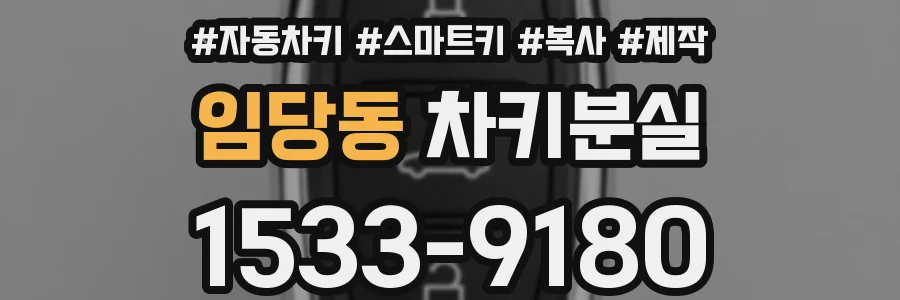 임당동 차키분실