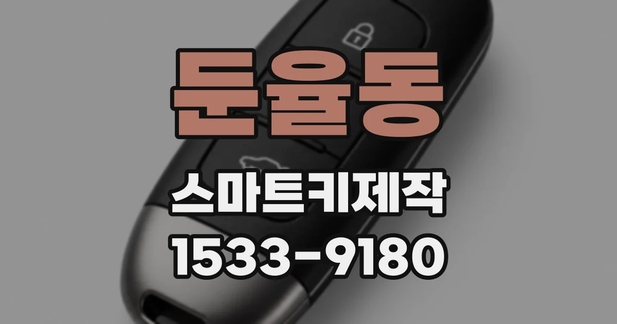 둔율동 스마트키제작