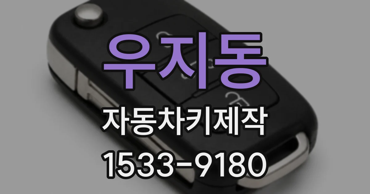 우지동 자동차키제작