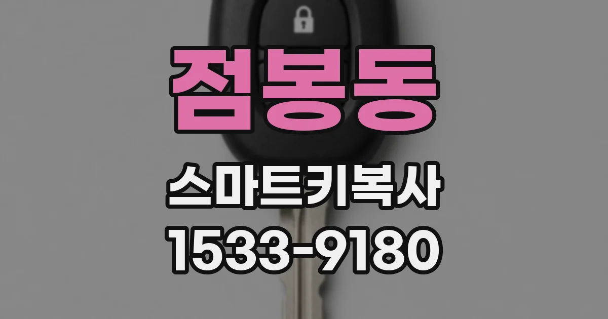 점봉동 스마트키복사