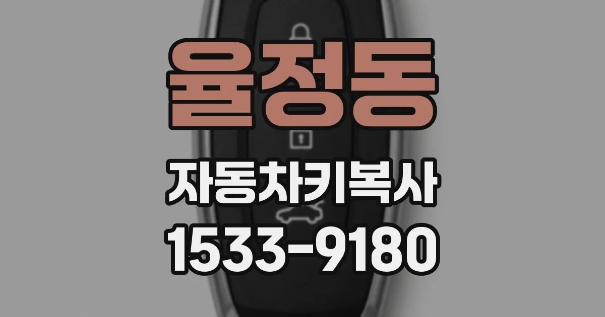 율정동 자동차키복사