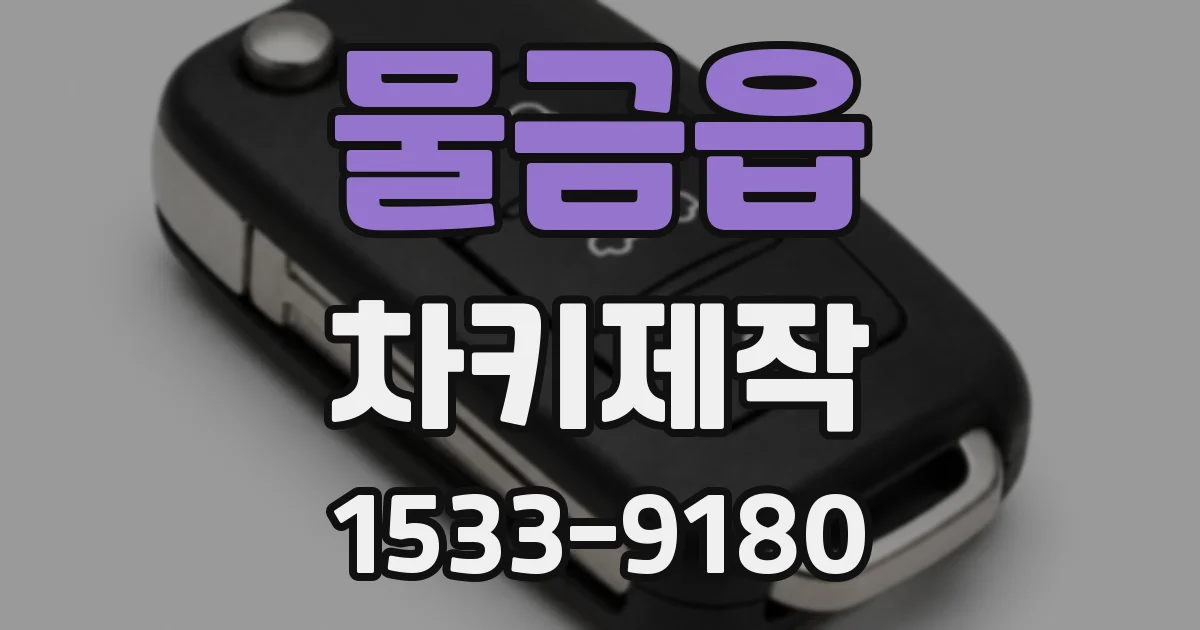 물금읍 차키제작