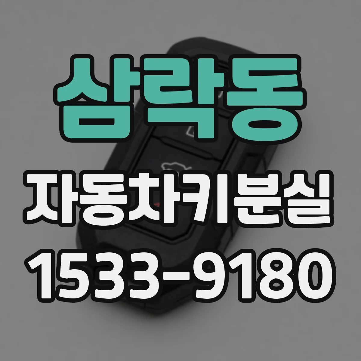 삼락동 자동차키분실