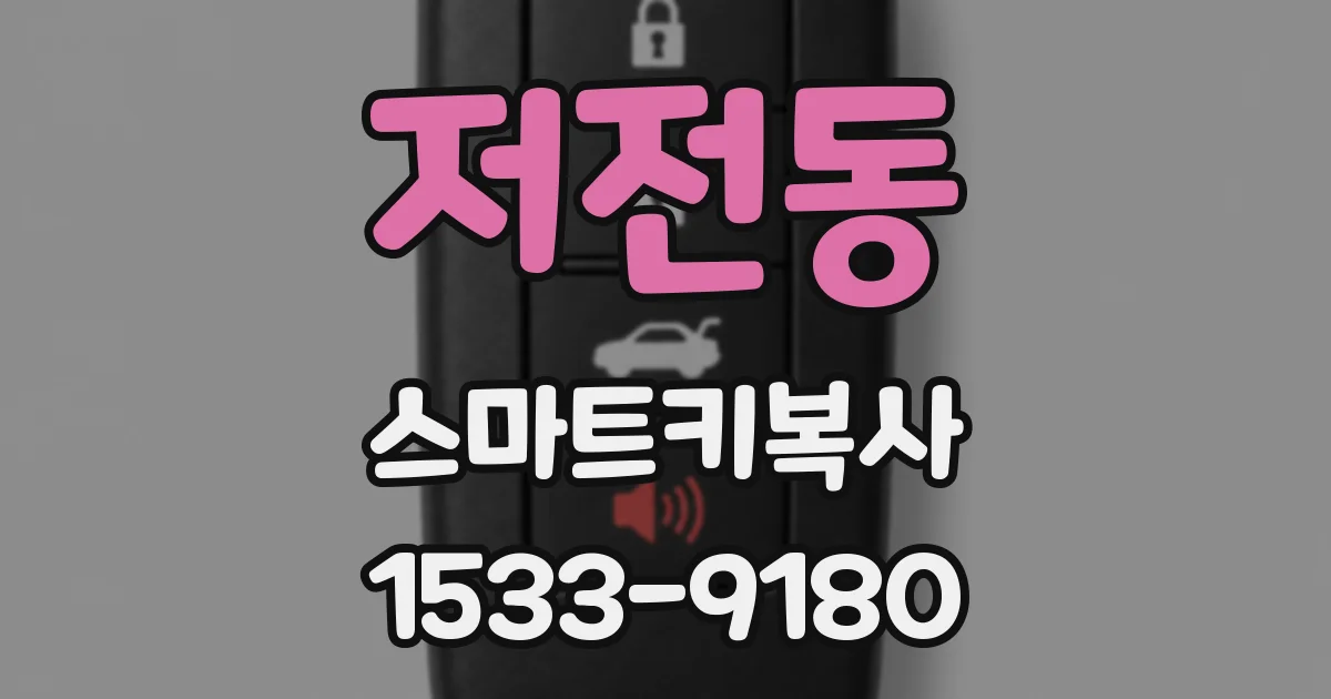 저전동 스마트키복사