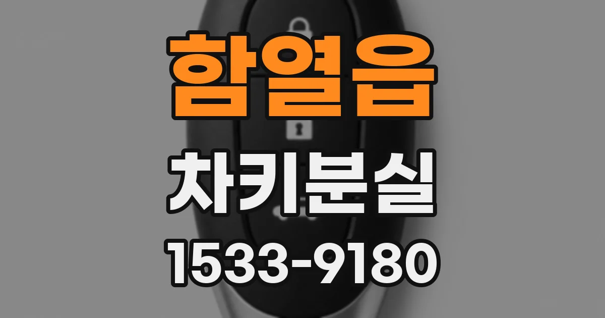 함열읍 차키분실