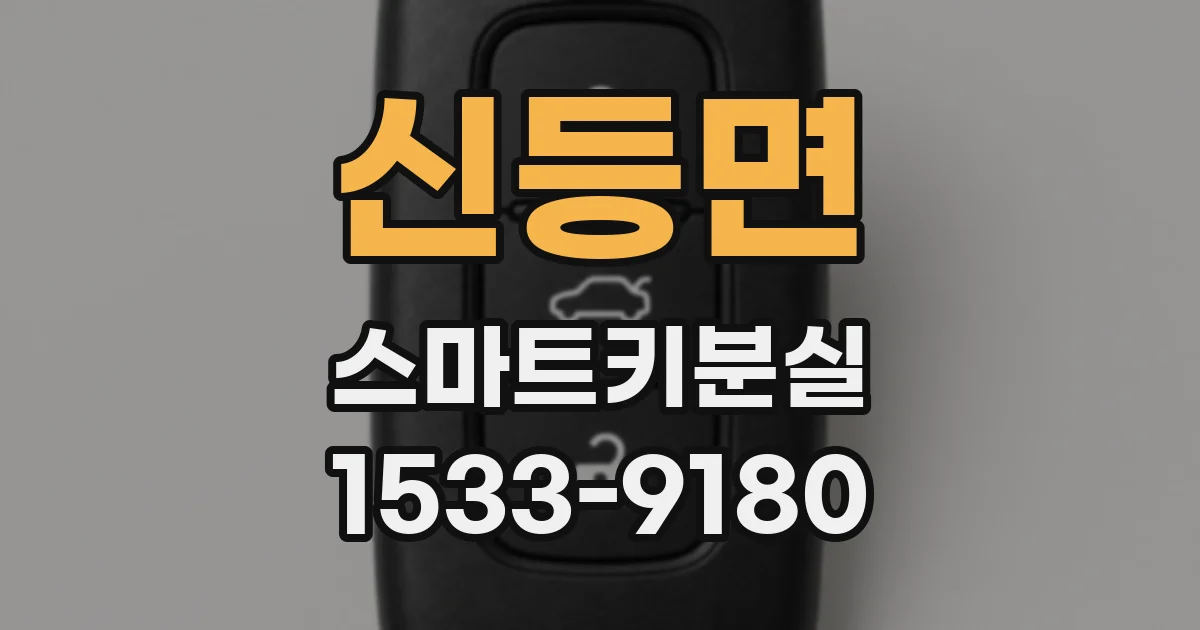 신등면 스마트키분실
