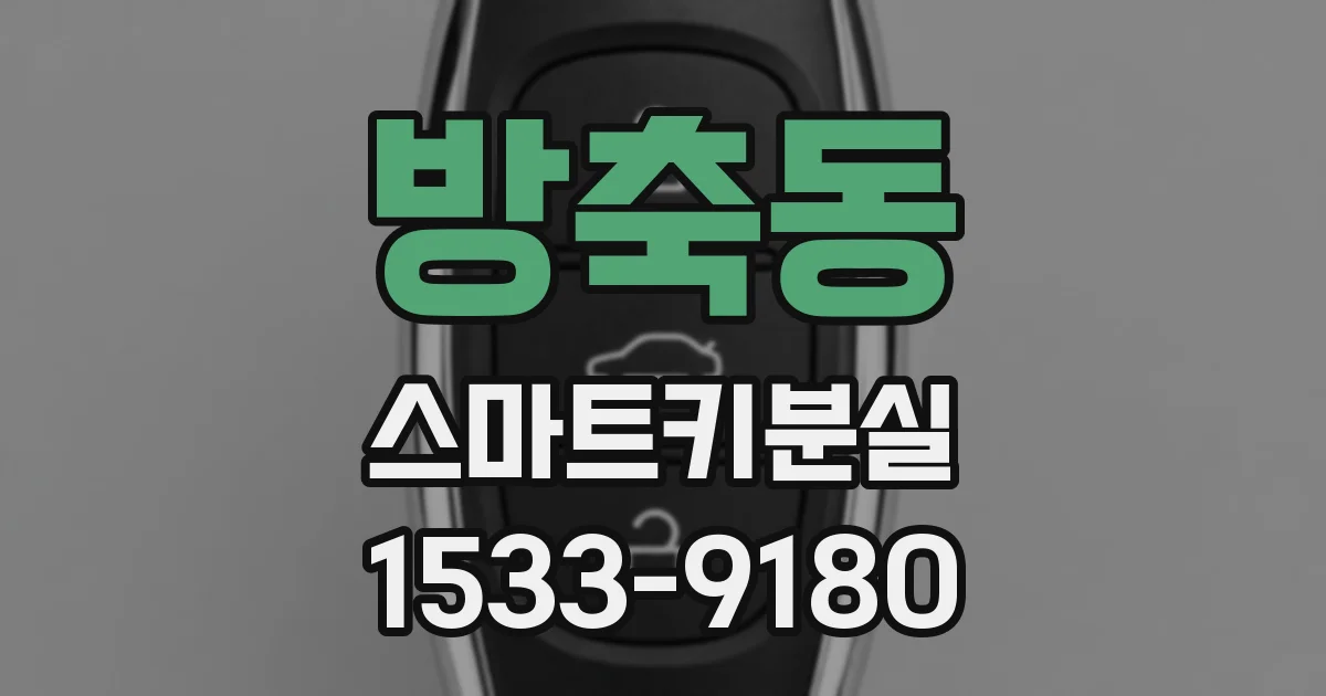 방축동 스마트키분실