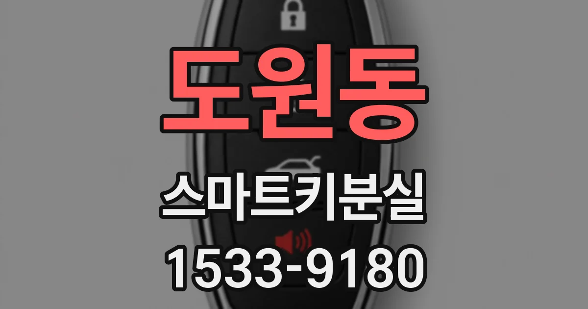 도원동 스마트키분실