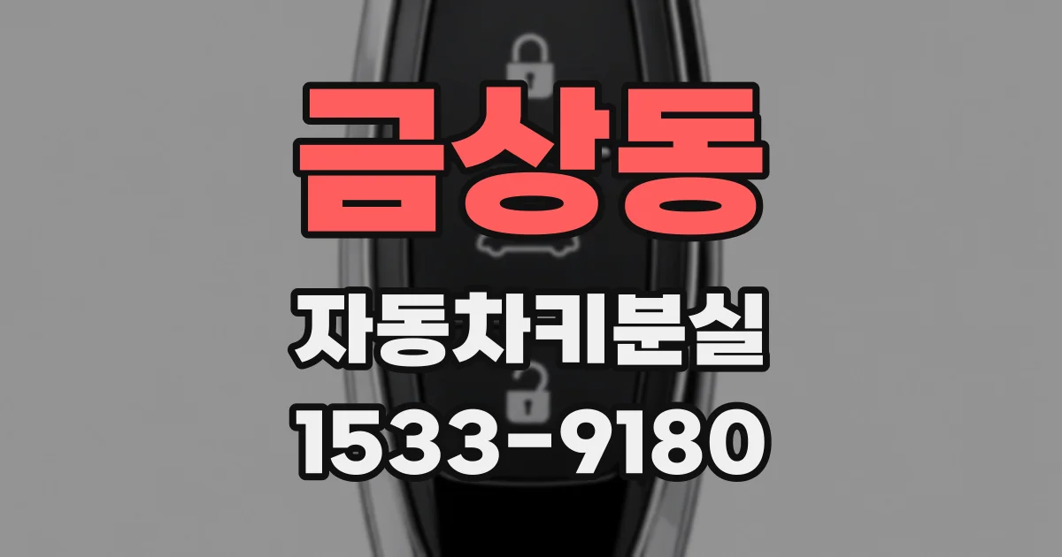 금상동 자동차키분실