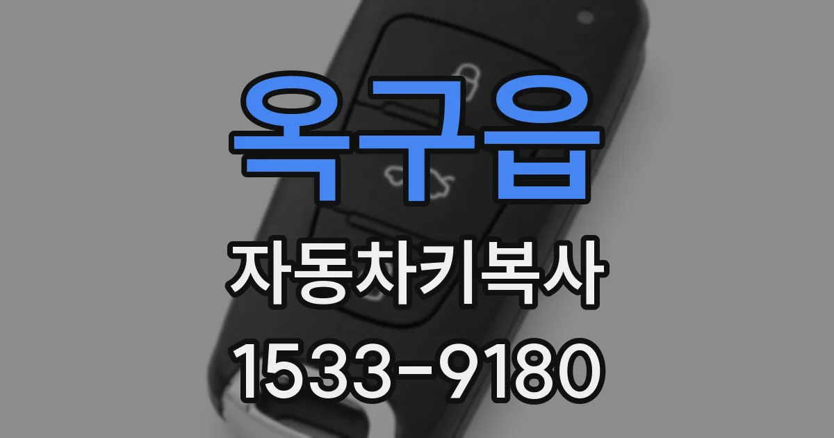 옥구읍 자동차키복사