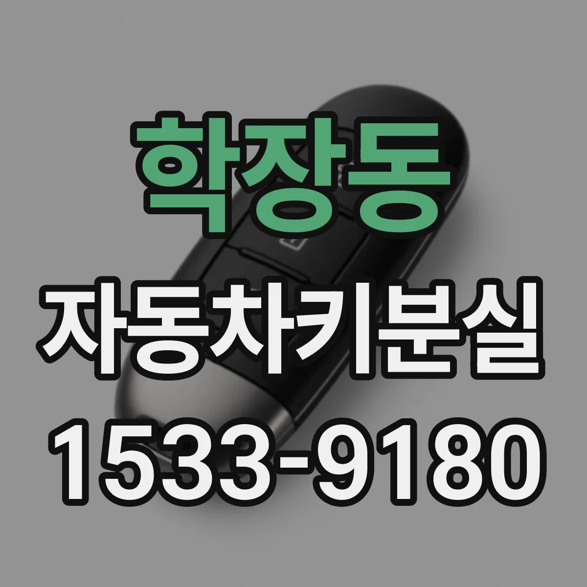 학장동 자동차키분실