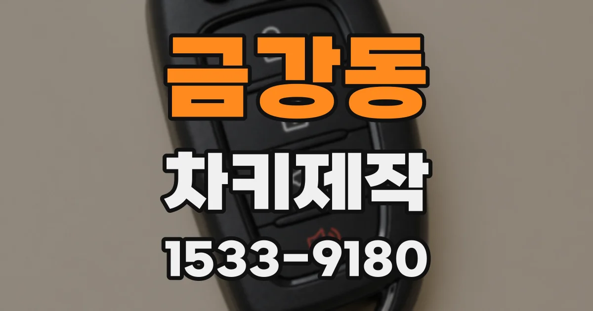 금강동 차키제작