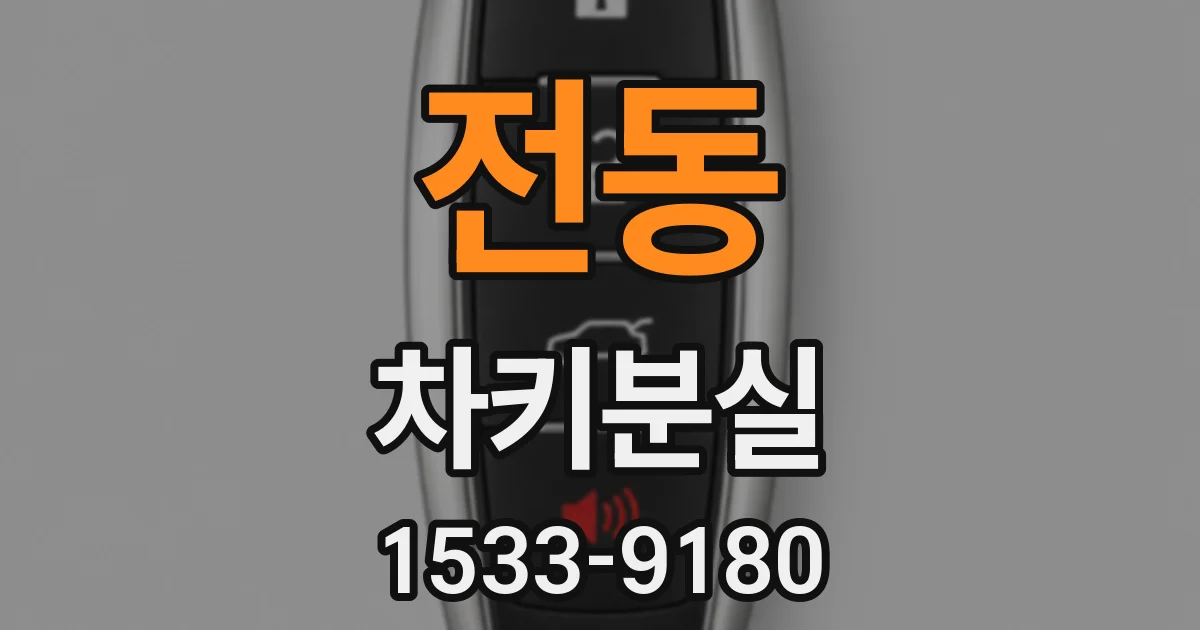 전동 차키분실