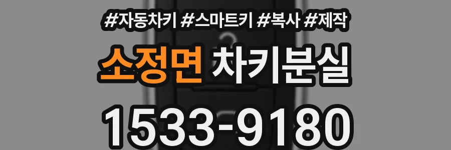 소정면 차키분실