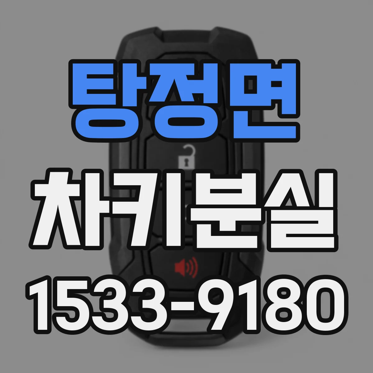 탕정면 차키분실