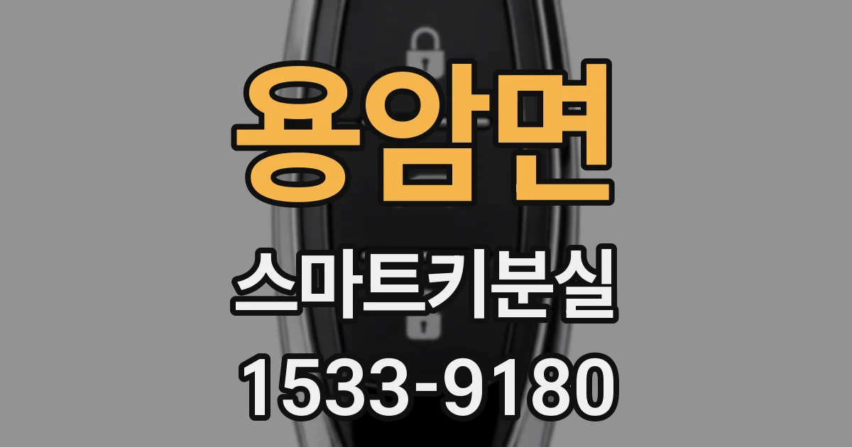 용암면 스마트키분실