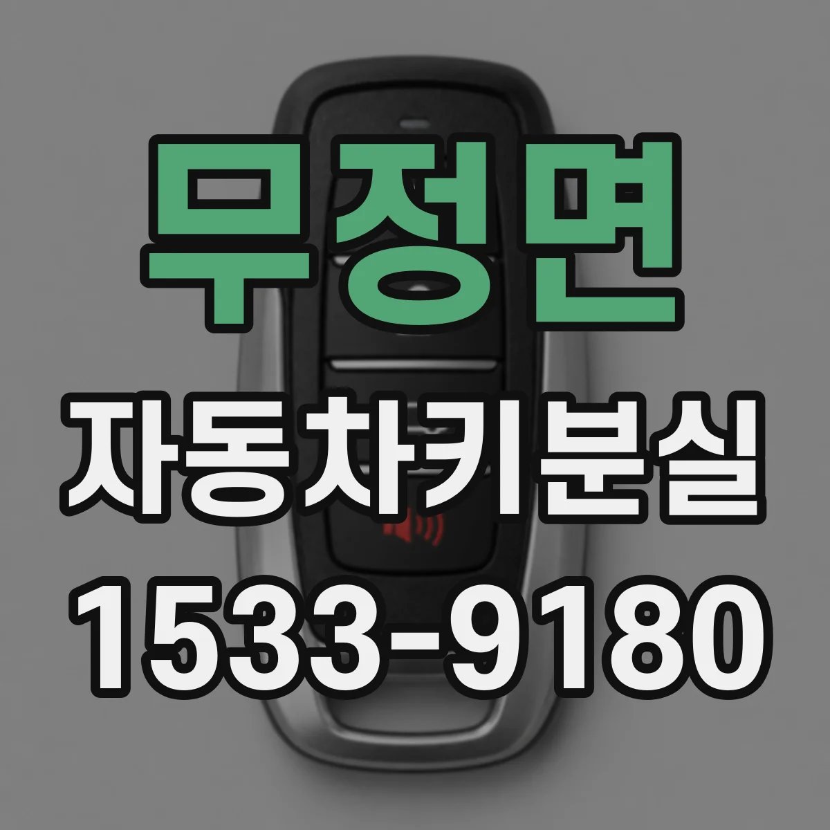 무정면 자동차키분실