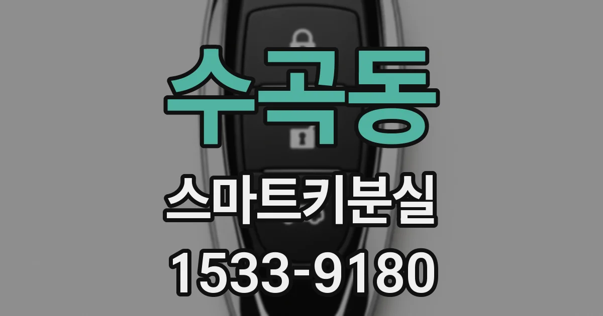 수곡동 스마트키분실