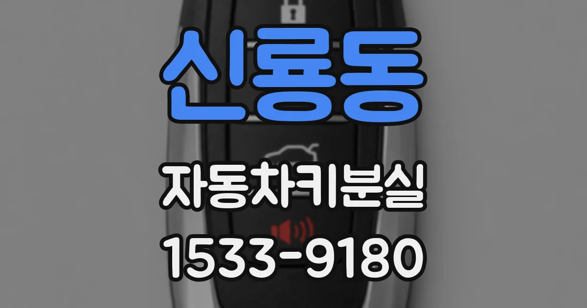 신룡동 자동차키분실