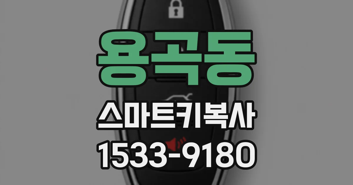 용곡동 스마트키복사
