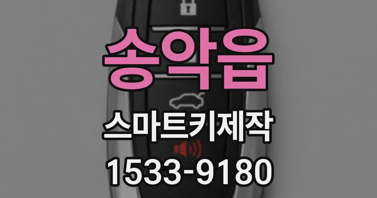 송악읍 스마트키제작